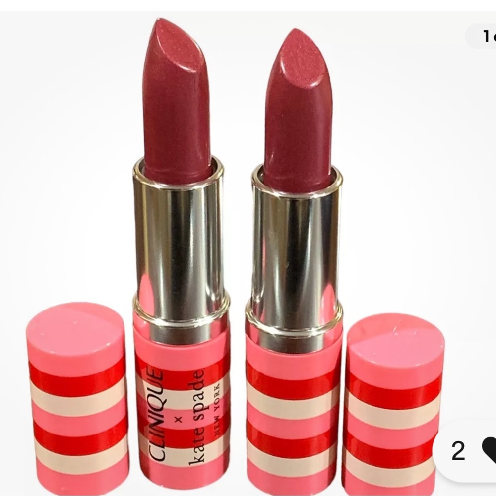 Clinique and Kate spade sheer lipstick